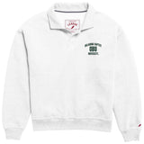 Victory Springs Ladies Collar Pullover | Heather Varsity White