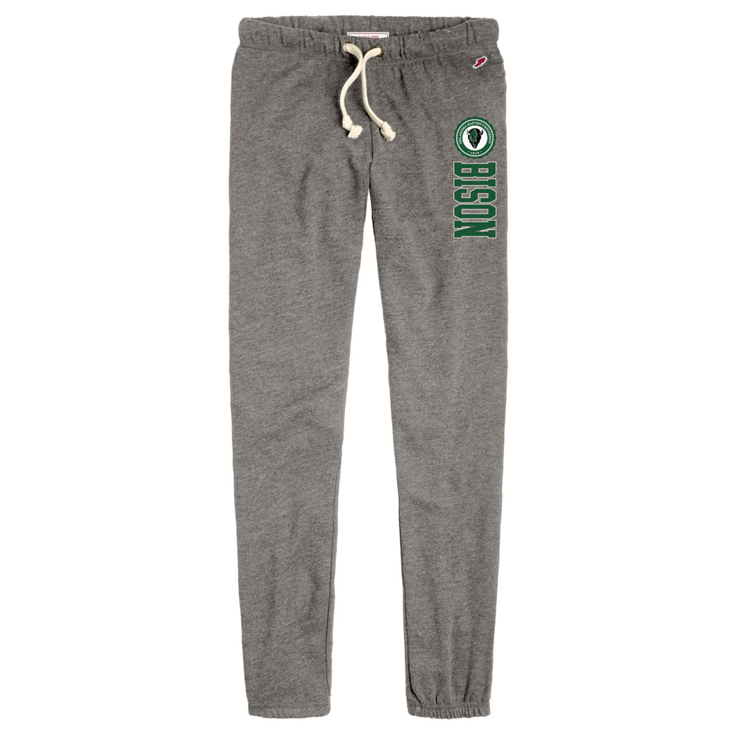 Victory Springs Ladies Closed Bottom Sweatpant | Fall Heather Grey