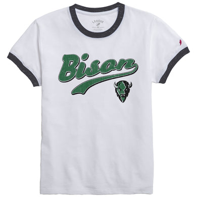 Ladies Intramural Ringer Tee | White