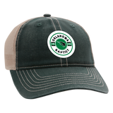The Wharf Classic Unstructured Tea Stain Snap Back Cap | H. Green
