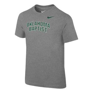 NIKE Preschool Core Cotton Short Sleeve Tee (sizes 4-7), Dark Heather