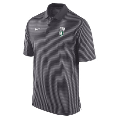 NIKE Stadium Stripe Polo, Dark Grey (F24)