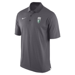 NIKE Stadium Stripe Polo, Dark Grey (F24)