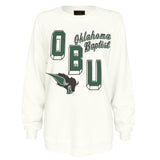 Ladies French Terry Crew | Vintage White