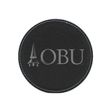 Laramie Round Coaster | Black