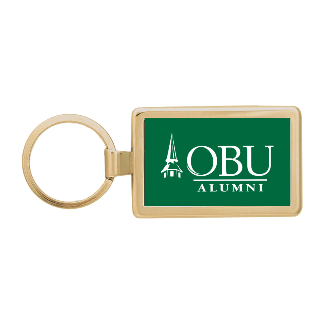 GD Maverick Rectangle Key Tag, Forest Green