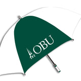 Birdie Sporty Fiberglass Shaft Imprinted Golf Umbrella | Forest/White Stripe