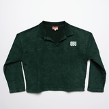 Acid Wash French Terry Casual Rugby Crew | Tendril