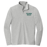 Tri-Blend Wicking Heather 1/4 Zip | Light Heather Grey