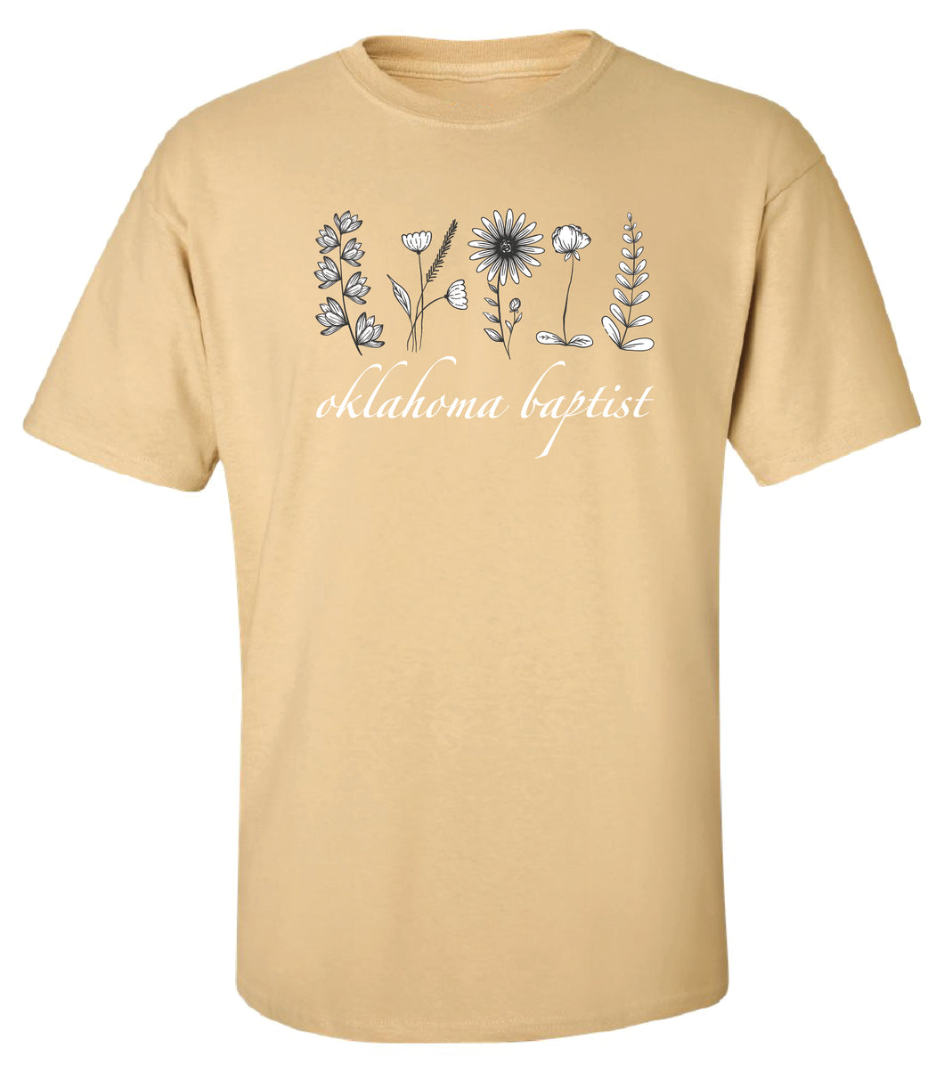 Althea Plants Short Sleeve Tee, Butter (F23)