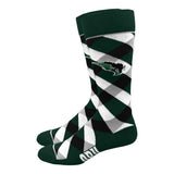 Mid-Calf Graduate Argyle Sock | Dark Green/White