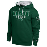 Constrast Liner Hoodie | Dark Green