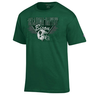 Retro Football Tee | Forest Green