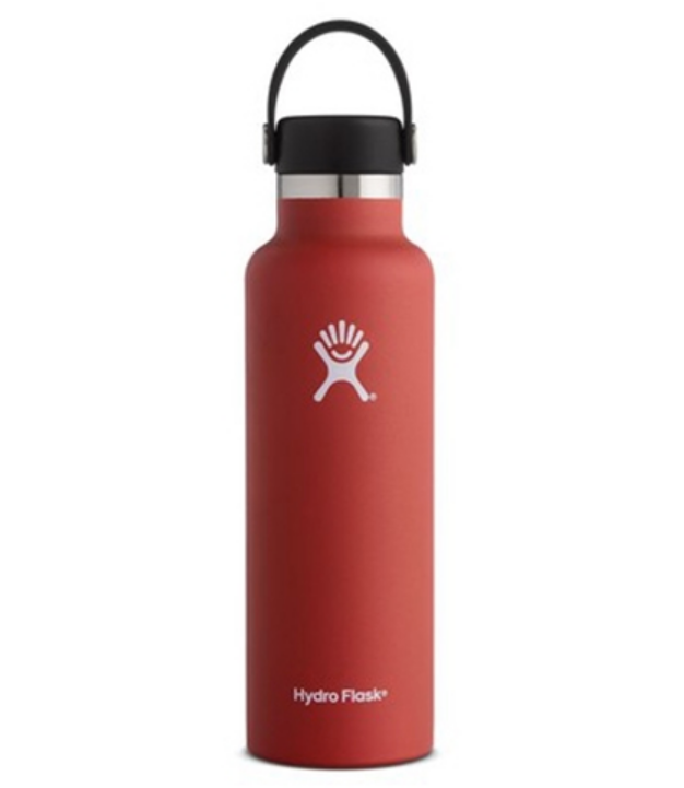 Hydro Flask Standard Mouth Water Bottle, Flex Cap - 21 oz, Olive
