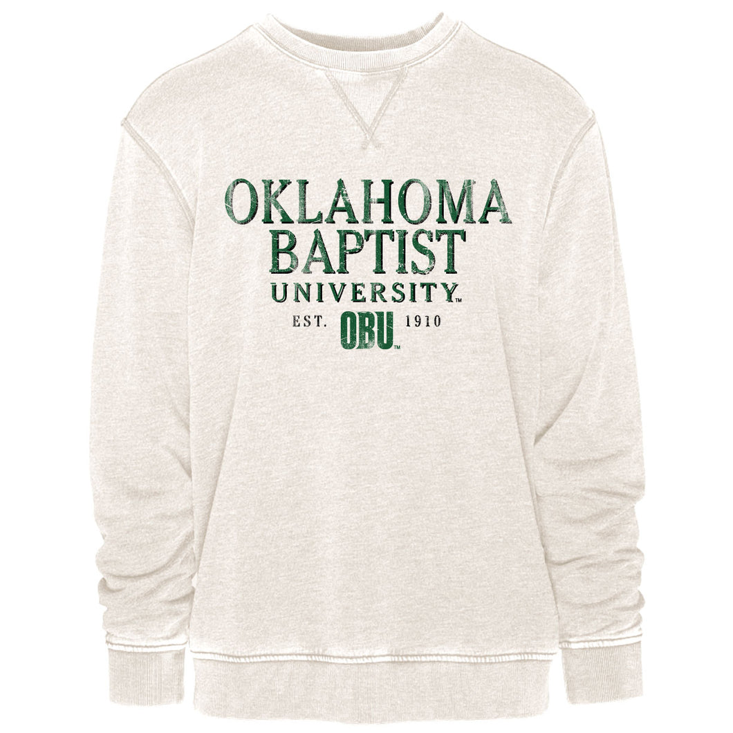 Vintage Wash Crewneck, Oatmeal Heather (F22)