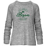 Ladies Heathered Crew | Charcoal Heather