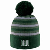 Doc Marled Cuff Hat w/Pom | Hunter/Grey