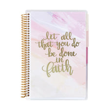 Load image into Gallery viewer, Notebook Speciality Daily Faith Planner, Gold