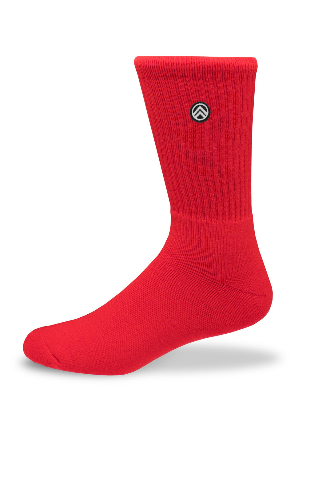 Sky Footwear Socks, Solid Red