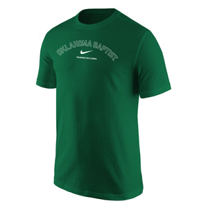 Core Cotton Short Sleeve by Nike, Dark Green (F22)