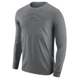 Core Cotton Long Sleeve by Nike | Dark Heather