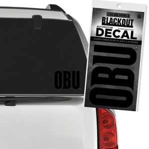 OBU Black Out Decal by CDI