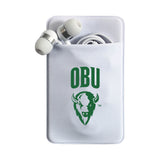 Mobile Stretch Phone Case with Earbuds | White