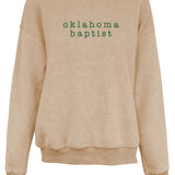 Ladies Summit Sueded Boyfriend Crew | Heather Oatmeal