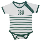 Infant Little King Shoulder Snap Onesie | Dark Green