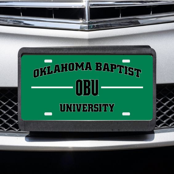 OBU Dibond Front License Plate by CDI