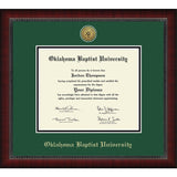 Church Hill Classics Gold Engraved Medallion Diploma Frame