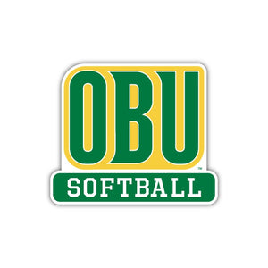 OBU Softball Decal - M11