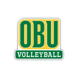 OBU Volleyball Decal