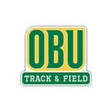 OBU Track & Field Decal