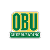 OBU Cheerleading Decal