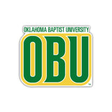 OBU Initials Decal
