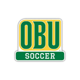 OBU Soccer Decal