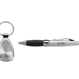 Teardrop Key Chain and Pen Gift Set